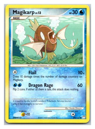 Magikarp 89/123 Mysterious Treasures (Common) (P Condition)