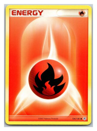 Fire Energy 124/130 Diamond & Pearl (Common) (LP Condition)