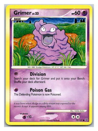 Grimer 75/127 Platinum (Common) (P Condition)