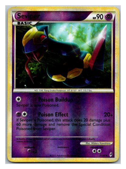 Seviper 51/95 Call of Legends (Reverse Holo) (P Condition)