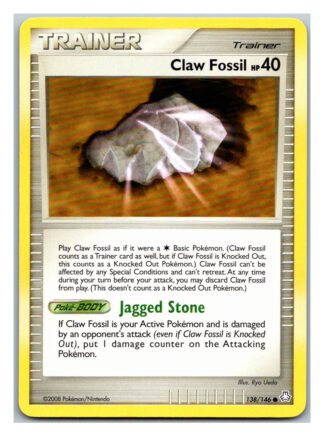 Claw Fossil 138/146 Legends Awakened (Common) (Played Condition)