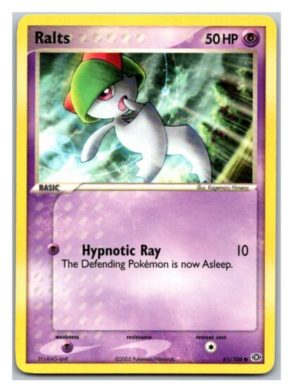 Ralts 61/106 EX Emerald (Common) (LP Condition)