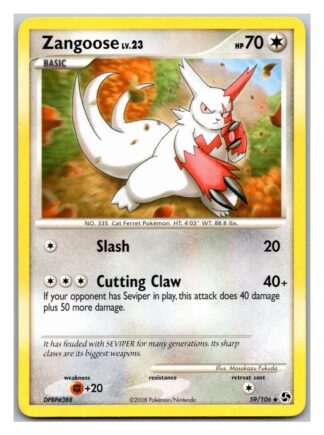 Zangoose 59/106 Great Encounters (Uncommon) (LP Condition)