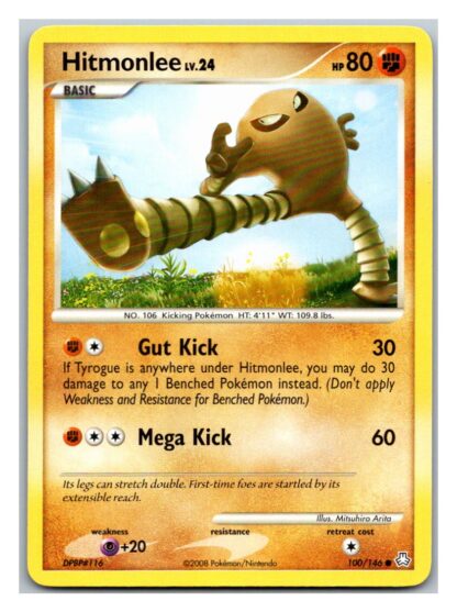 Hitmonlee 100/146 (Common) (LP Condition) Legends Awakened