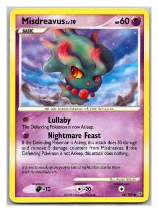 Misdreavus 68/100 Stormfront (Common) (P Condition)