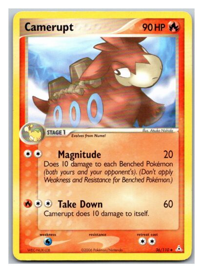 Camerupt 36/110 EX Holon Phantoms (Uncommon) (P Condition)