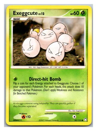 Exeggcute 82/123 Mysterious Treasures (Common) (LP Condition)