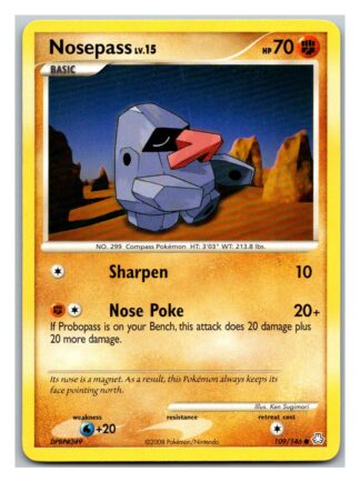 Nosepass 109/146 (Common) (Played Condition) Legends Awakened