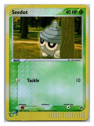 Seedot 77/100 EX Sandstorm (Reverse Holo) (P Cond)
