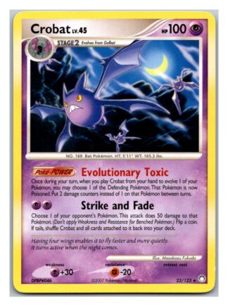 Crobat 23/123 Mysterious Treasures (Rare) (LP Condition)
