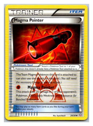 Magma Pointer 24/34 Double Crisis (LP Condition) (Uncommon)