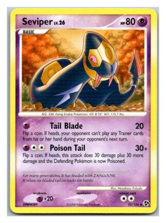 Seviper 52/106 Great Encounters (Uncommon) (LP Condition)