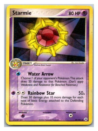 Starmie 49/101 Hidden Legends (Uncommon) (P Condition)