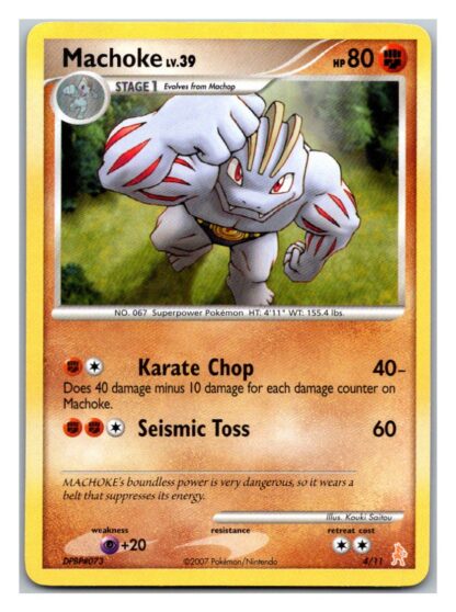 Machoke 4/11 Lucario Trainer Kit (LP Condition)