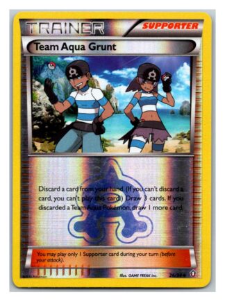 Team Aqua Grunt 26/34 Double Crisis (Played Condition) (Reverse Holo)