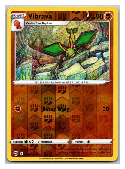 Vibrava 75/172 Brilliant Stars (Reverse Holo) (NM-Exc Condition)