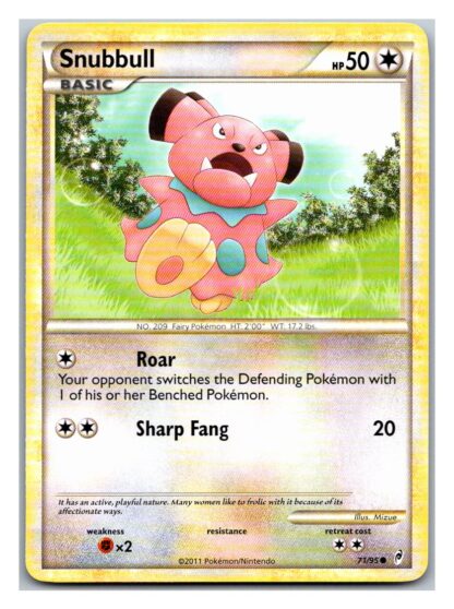 Snubbull 71/95 Call of Legends (Common) (P Condition)