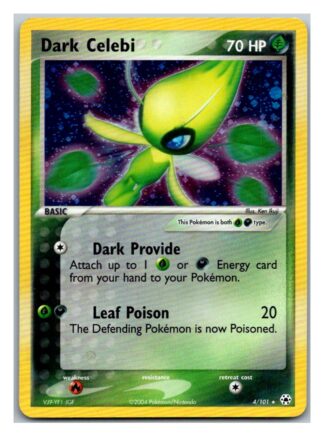 Dark Celebi 4/101 Hidden Legends (Holo) (P Condition *read desc*)