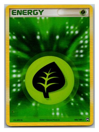 Grass Energy 103/108 Power Keepers (Holo) (P Condition)