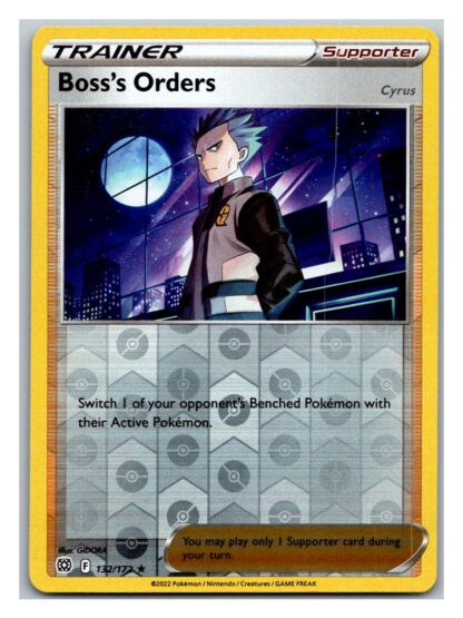 Boss's Orders 132/172 Brilliant Stars (Reverse Holo) (NM-Exc Condition)