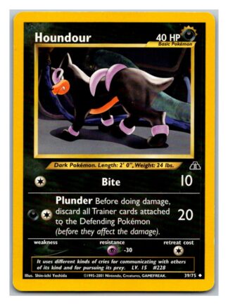 Houndour 39/75 Neo Discovery (Unlimited Played Condition)