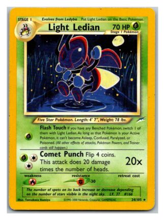 Light Ledian 24/105 Neo Destiny (Rare) (Unlimited Excellent Condition)
