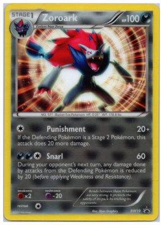 *OVERSIZED* Zoroark BW19 Card Promo Jumbo (Exc-LP Condition)