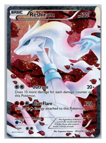 Reshiram RC22/RC25 Legendary Treasures (Exc Condition)