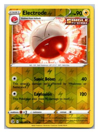 Electrode 088/264 Fusion Strike (Reverse Holo) (NM-Exc Condition)