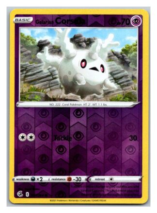 Galarian Corsola 117/264 Fusion Strike (Reverse Holo) (NM-Exc Condition)