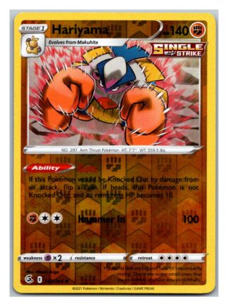 Hariyama 143/264 Fusion Strike (Reverse Holo) (NM-Exc Condition)