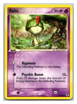 Ralts 60/101 Dragon Frontiers (Common) (P Condition)