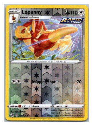 Lopunny 213/264 Fusion Strike (Reverse Holo) (NM-Exc Condition)