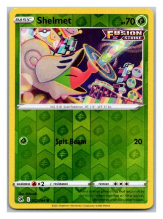 Shelmet 013/264 Fusion Strike (Reverse Holo) (NM-Exc Condition)