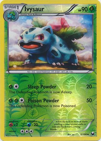 Ivysaur 2/108 Dark Explorers (Reverse Holo) (Exc Condition)