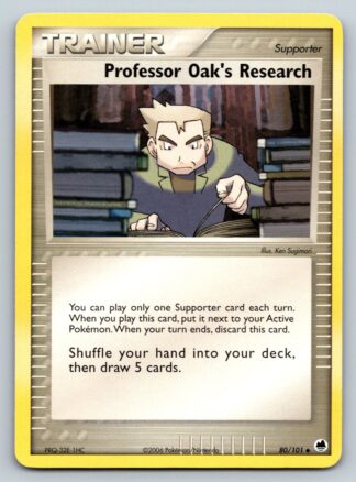 Professor Oak's Research 80/101 Dragon Frontiers (Common) (P Condition)