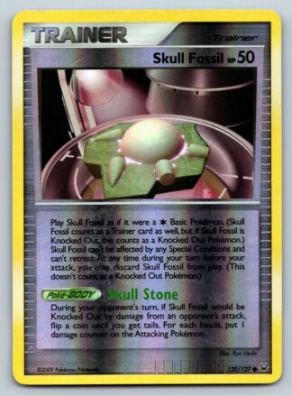 Skull Fossil 120/127 Platinum (Reverse Holo) (P Condition)