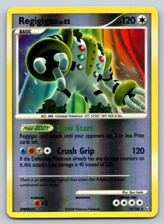 Regigigas 15/146 Legends Awakened (Reverse Holo) (P Condition)