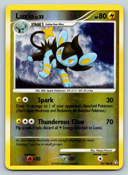 Luxio 62/146 Legends Awakened (Reverse Holo) (P Condition)