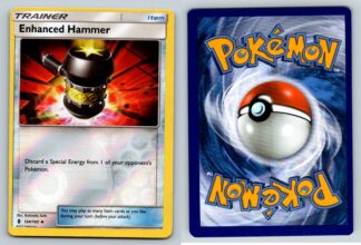 Enhanced Hammer 124/145 (Reverse Holo) (Exc Condition) *Off Center Miscut w/ alignment dot*