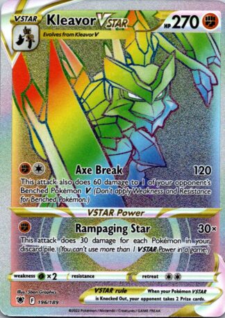 Kleavor VStar 196/189 Astral Radiance (Ultra Rare) (NM-Exc Condition)