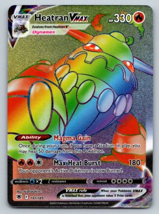 Heatran VMax 191/189 Astral Radiance (Ultra Rare) (NM-Exc Condition)