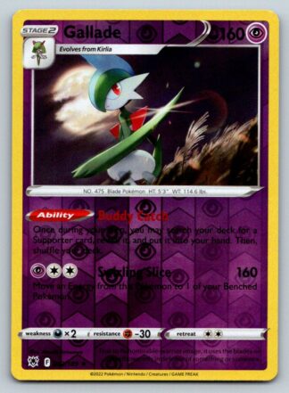 Gallade 62/189 Astral Radiance (Reverse Holo) (NM-Exc Condition)
