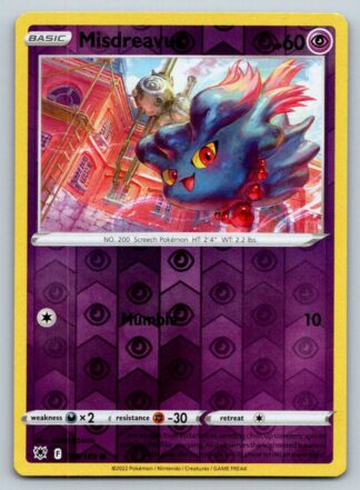 Misdreavus 58/189 Astral Radiance (Reverse Holo) (NM-Exc Condition)