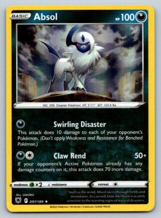 Absol 97/189 Astral Radiance (Holo) (NM-Exc Condition)