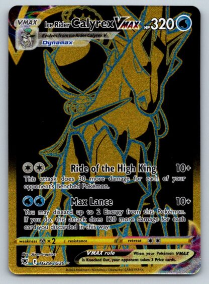 Ice Rider Calyrex VMax TG29/TG30 Astral Radiance (Ultra Rare) (NM-Exc Condition)