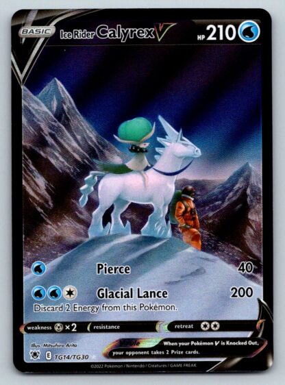 Ice Rider Calyrex V TG14/TG30 Astral Radiance (Ultra Rare) (NM-Exc Condition)