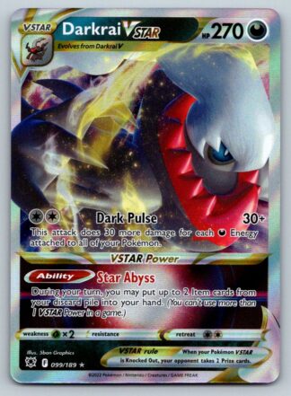 Darkrai VStar 99/189 Astral Radiance (Ultra Rare) (NM-Exc Condition)