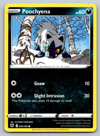 Poochyena 95/189 Astral Radiance (Common) (NM-Exc Condition)