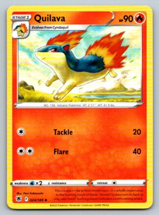 Quilava 24/189 Astral Radiance (Uncommon) (NM-Exc Condition)